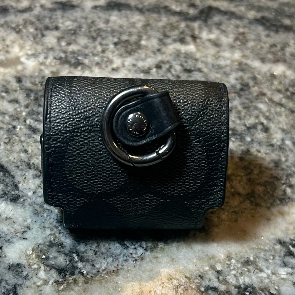 Black Leather AirPod Pro Case